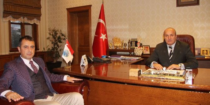 Kaymakam Yüksel’den Başkan Arslan’a İadeyi Ziyaret