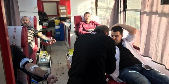 Çağrıya Kulak Verdiler Kan Bağışında Bulundular