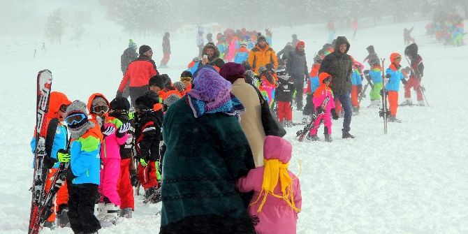 Sömestr Tatili Öncesi Palandöken’de Yüzler Güldü