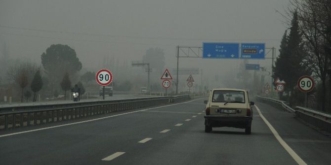 Aydın’da Sis Ulaşımı Olumsuz Etkiledi