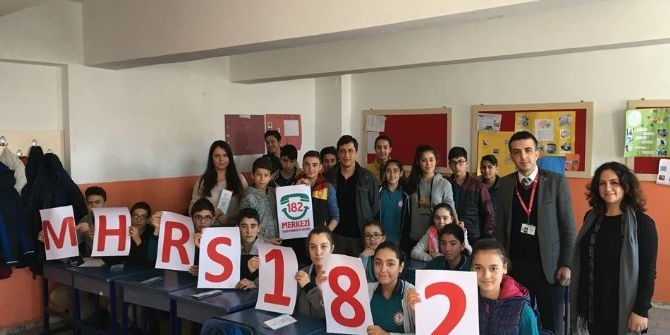 Öğrencilere ‘Alo 182’ Eğitimi