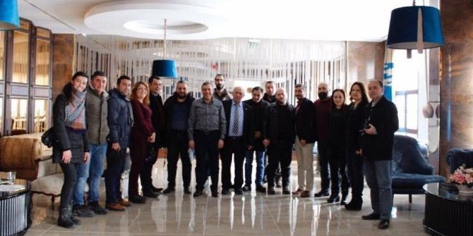 Baro Başkanı Ahmet Atam, Basın Mensuplarıyla Bir Araya Geldi