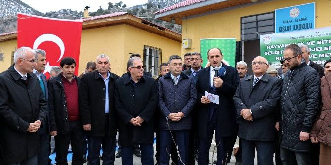 Aladağ’da Kıl Keçisi, Ceviz Ve Elma Fidanı Dağıtıldı