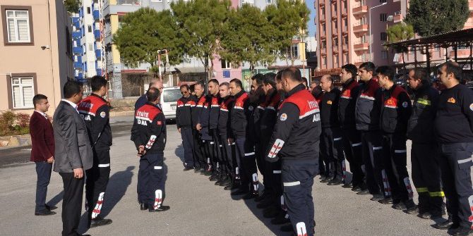 Adana İtfaiyesinde Eğitim Ve Tatbikat Çalışmaları