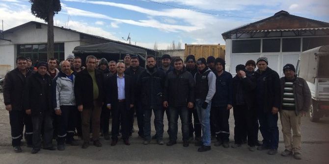 Başkan Kayda, Şantiyede İşçilerle Buluştu