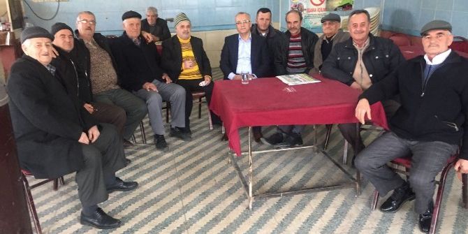 Kahvehanede Vatandaşların Sorun Ve Taleplerini Dinledi