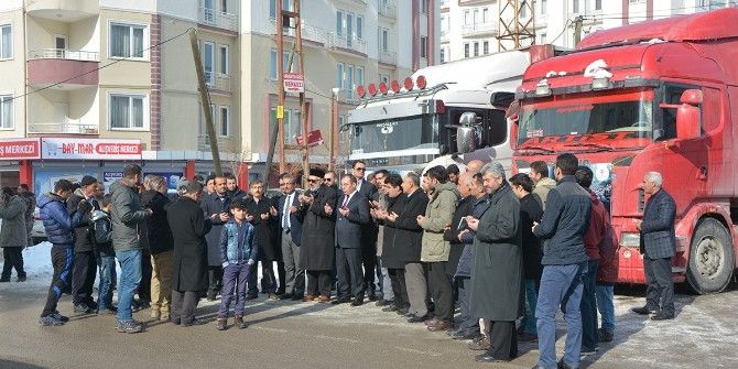 Çatak’tan Halep Halkına Yardım