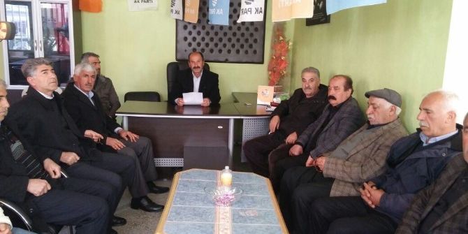 Ak Parti Tut İlçe Başkanlığından Tbmm Başkan Vekili Aydın’a Destek