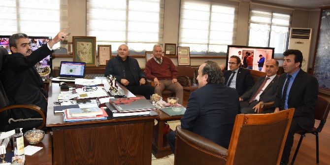 Bölgesel Hakem Kurulu Üyeleri Başkan Alıcık’ı Ziyaret Etti
