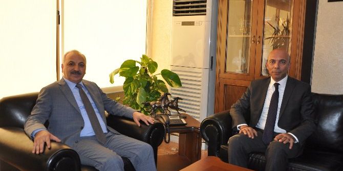Emniyet Müdürü Şahne’den Esob Başkanı Dinçer’e Ziyaret