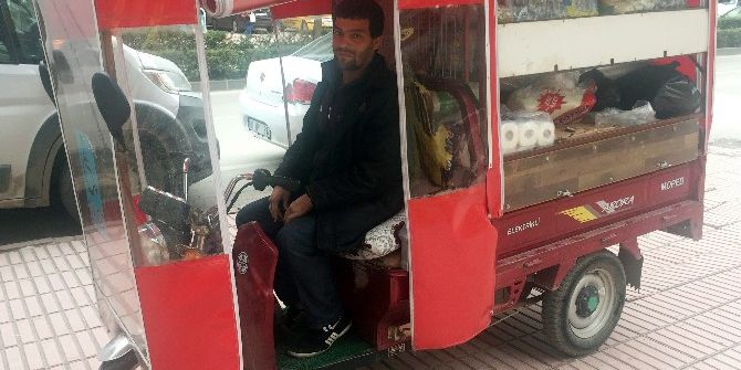 Ehliyetsiz Elektrikli Bisiklet Kullanan Engelliye 2 Bin Lira Trafik Cezası Kesildi