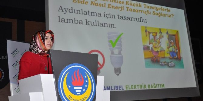 Çedaş, Ted Koleji Öğrencilerine Enerji Tasarrufunu Anlattı