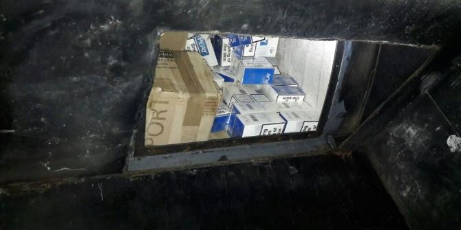 Tankerin Zulasında 33 Bin 750 Paket Kaçak Sigara Ele Geçirildi