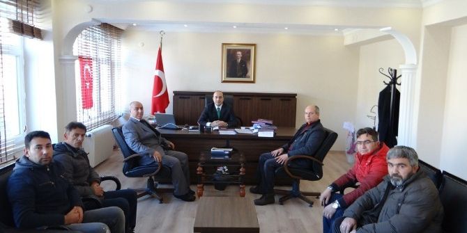 Kaymakam Duman’a Esnaf Ziyareti