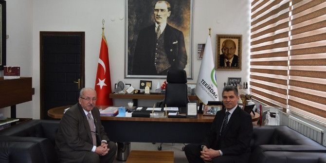 Süleymanpaşa Kaymakamı Arslan Yurt’tan Başkan Albayrak’a Ziyaret