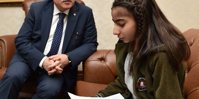 12 Yaşındaki Sedef’ten Suriyeli Çocuklara Duygu Dolu Mektup