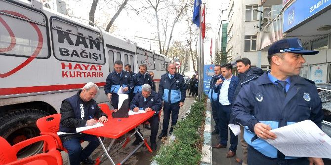 Zabıtadan Kan Bağışı