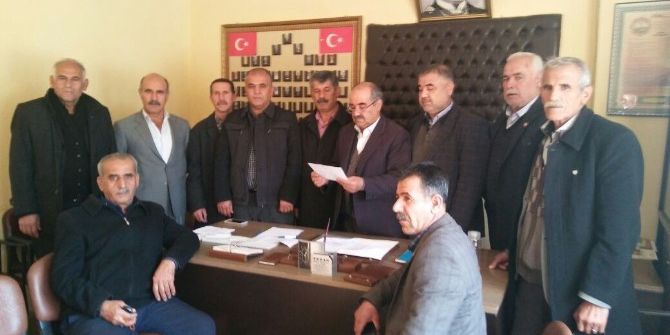 Muhtarlar Ahmet Aydın İçin Açıklama Yaptı