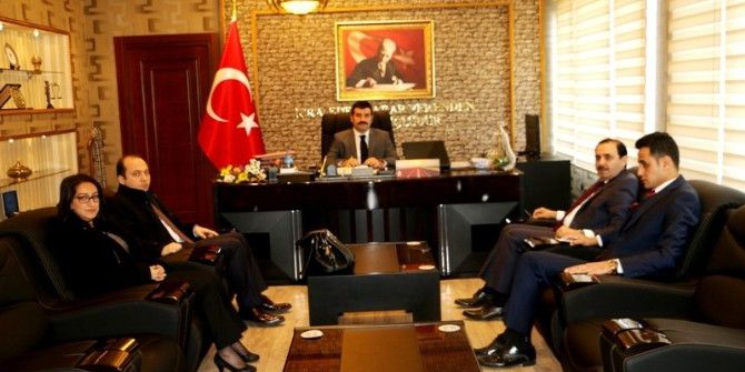 Başsavcı Uğurhan Kuş Kaymakam Yosunkaya’yı Ziyaret Etti