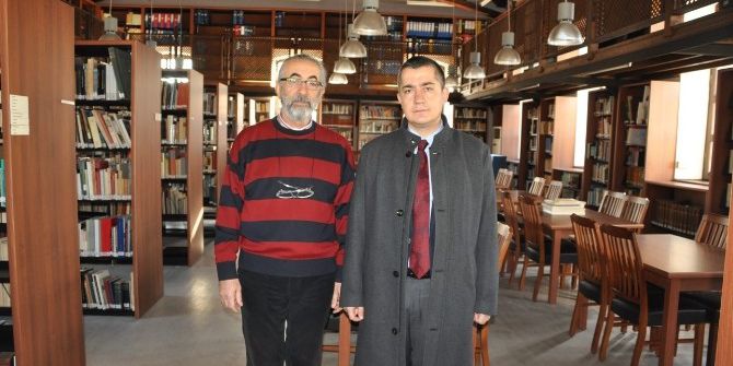 Aksoy’dan Prof. Dr. Manfred Osman Korfmann Kütüphanesi’ne Ziyaret
