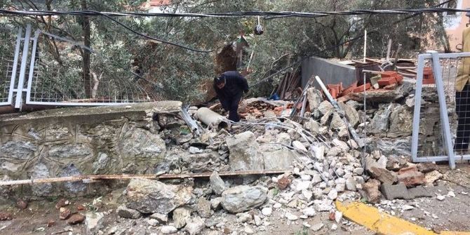 Marmaris’te Dev Kayalar Yerleşim Alanına Düştü