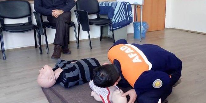 Afad Personeline Uygulamalı İlk Yardım Eğitimi