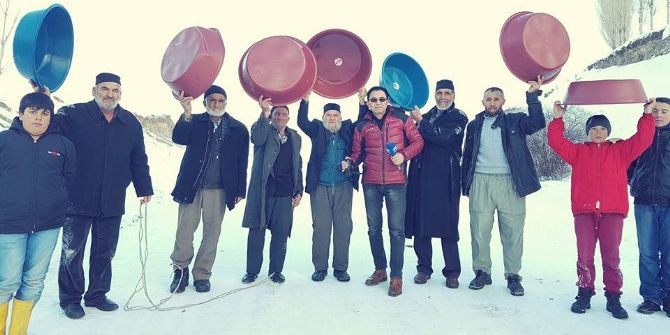 Erzurum’da Dedeler Leğenlerle Kaydı