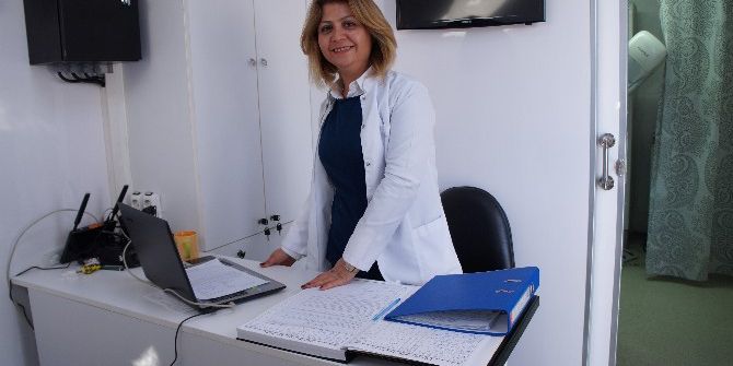 Mobil Kanser Tarama Aracı Çardak Beldesinde