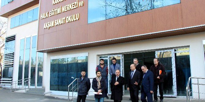 Vali Aktaş, Milli Eğitim Müdürlüğü Binasından İncelemelerde Bulundu