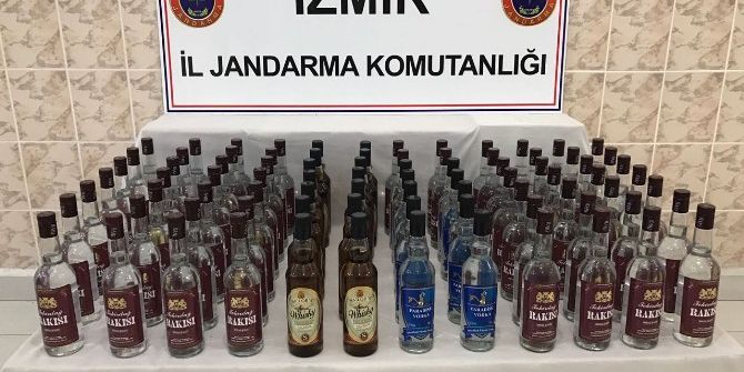 Jandarmanın Şüphesi Kaçak Alkolü Yakalattı