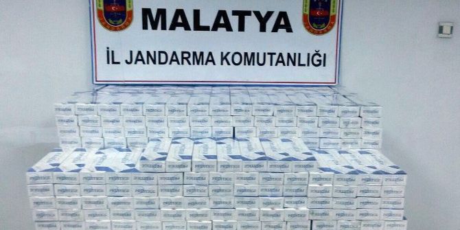 Darende’de 4 Bin Paket Kaçak Sigara Ele Geçirildi