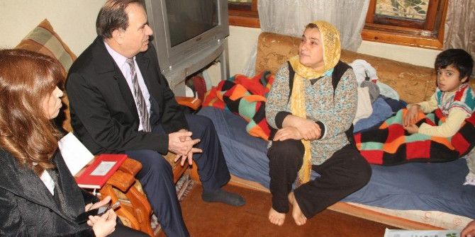 Fatma Şahin, Engelli Baba Ve Çocuklarına Sahip Çıktı