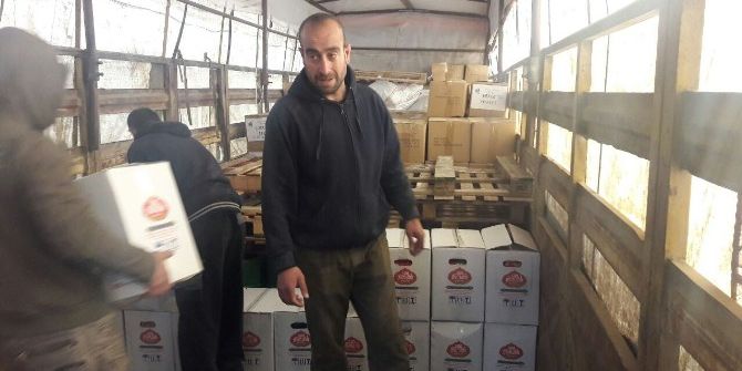 Yardım Tır’ları Suriye’ye Ulaştı