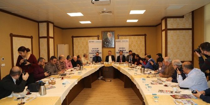 Başkan Ahmet Poyraz Basın Mensuplarını Misafir Etti