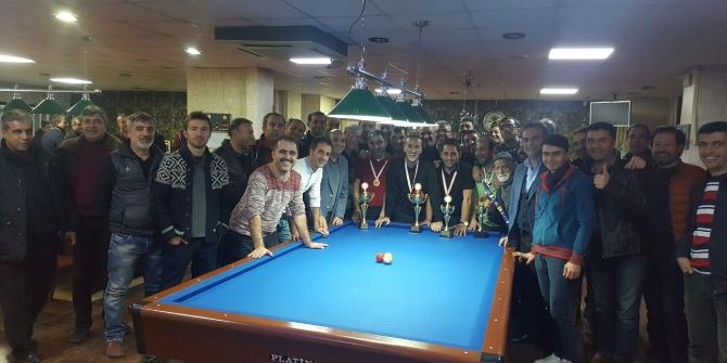 Diyarbakır’da Bilardo Müsabakaları Sona Erdi