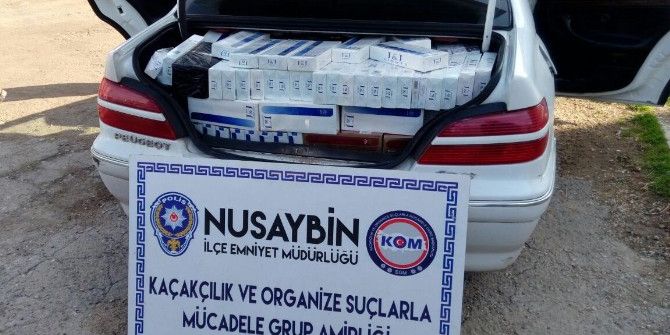 Nusaybin’de Kaçak Sigara Operasyonu