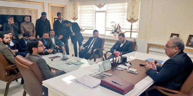 Genç Ak Partililer’den Belediye Başkanı Hüsrev Kutlu’ya Ziyaret