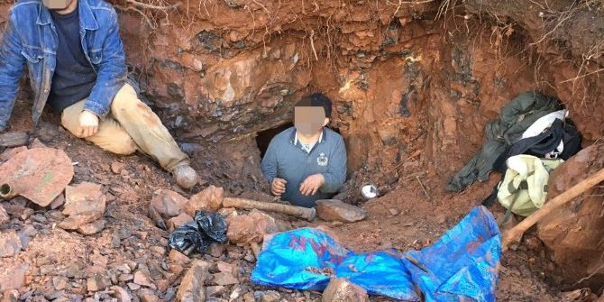 Milas’ta Kaçak Kazıya Jandarmadan Suçüstü