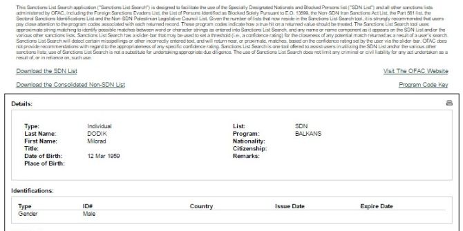 Abd’den Bosnalı Sırp Cumhurbaşkanına Yaptırım Kararı