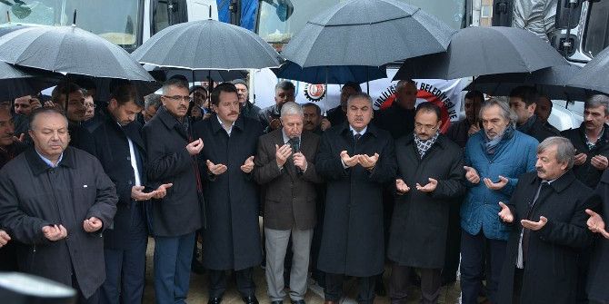 Uşak’tan Halep’e Yardım Gitmeye Devam Ediyor