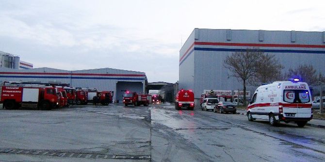 Organize Sanayi Bölgesinde Korkutan Yangın