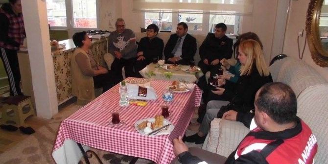 Kaymakam Şehit Ailelerinin Sorunları Dinledi