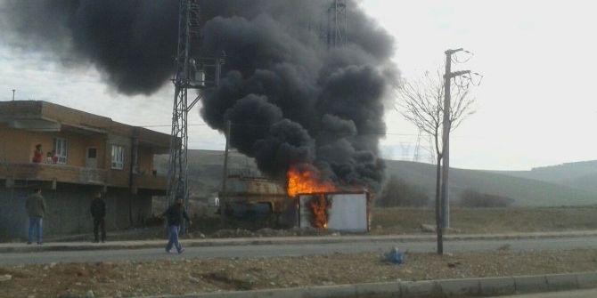 Konteyner Yangını Korkuttu