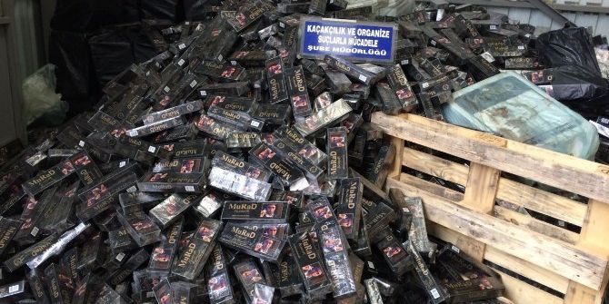 Hayvan Derileri Altında Kaçak Sigara Sevkiyatı