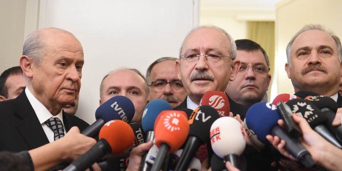 Kılıçdaroğlu-bahçeli Görüşmesi Sona Erdi