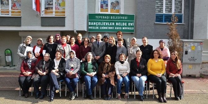 Başkan Ataç Belde Evi Kursiyerleriyle Buluştu