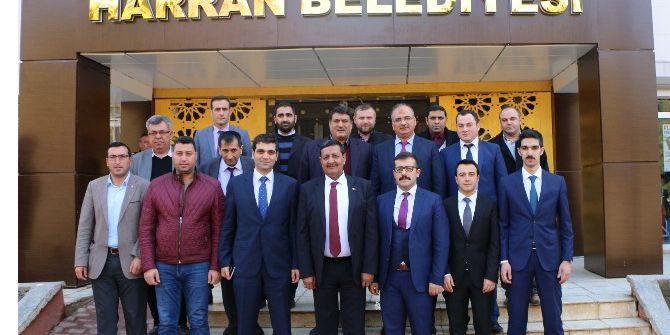 Tayini Çıkan Harran Emniyet Müdürü Onuruna Veda Yemeği