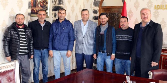 Gazetecilerden Siverek Kaymakamı Demirel’e Ziyaret