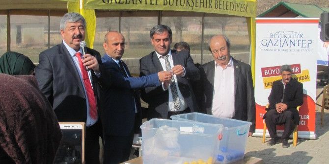 Araban Da 20 Aileye 500 Keçi Dağıtımı Yapıldı