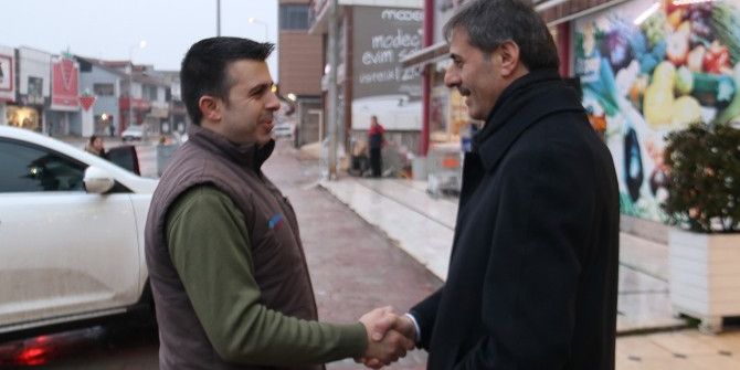 Başkan Yusuf Alemdar Muradiye Camisinde Kıldı